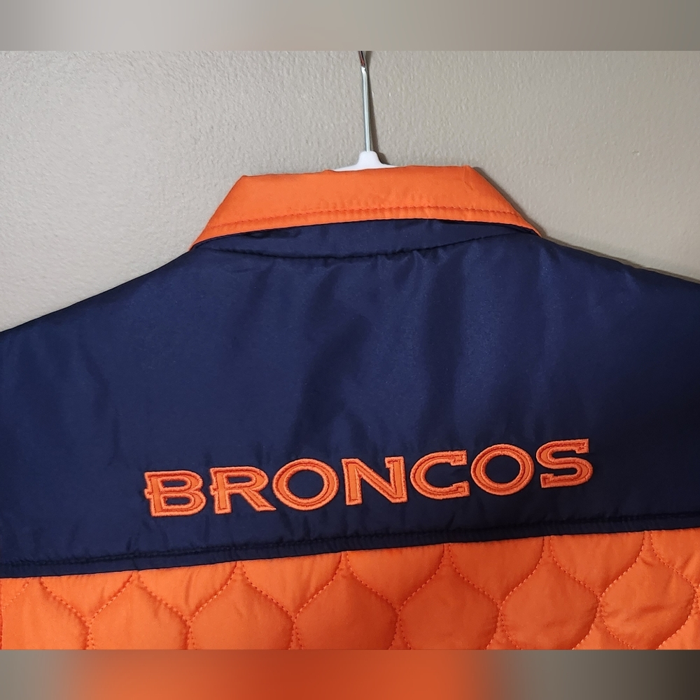 Broncos orange vest